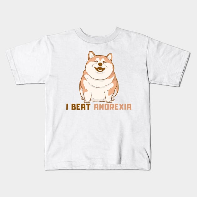 I Beat Anorexia Kids T-Shirt by dudelinart